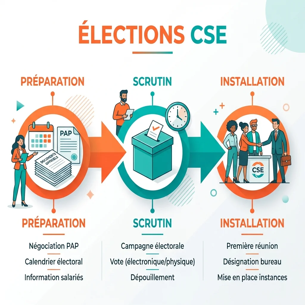 Processus des élections CSE