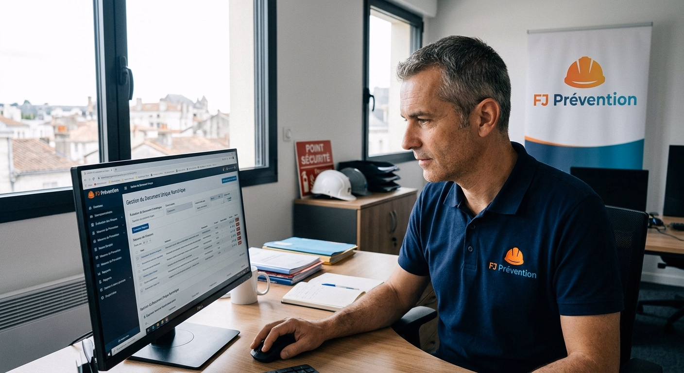 Digitaliser son DUERP à Angoulême : logiciel dédié et formation 4h (2026)