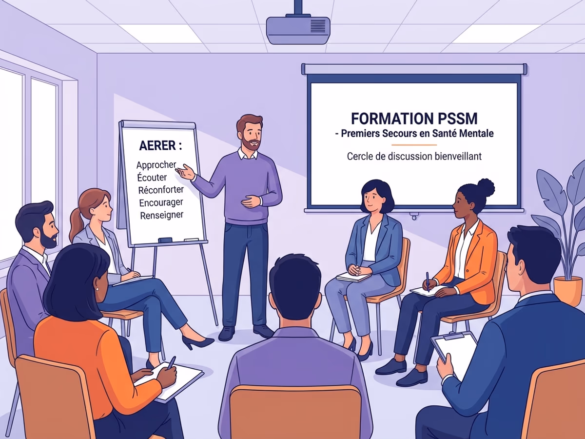 Plan d'Action AERER : le Guide PSSM pour Agir en Situation de Crise Psychique