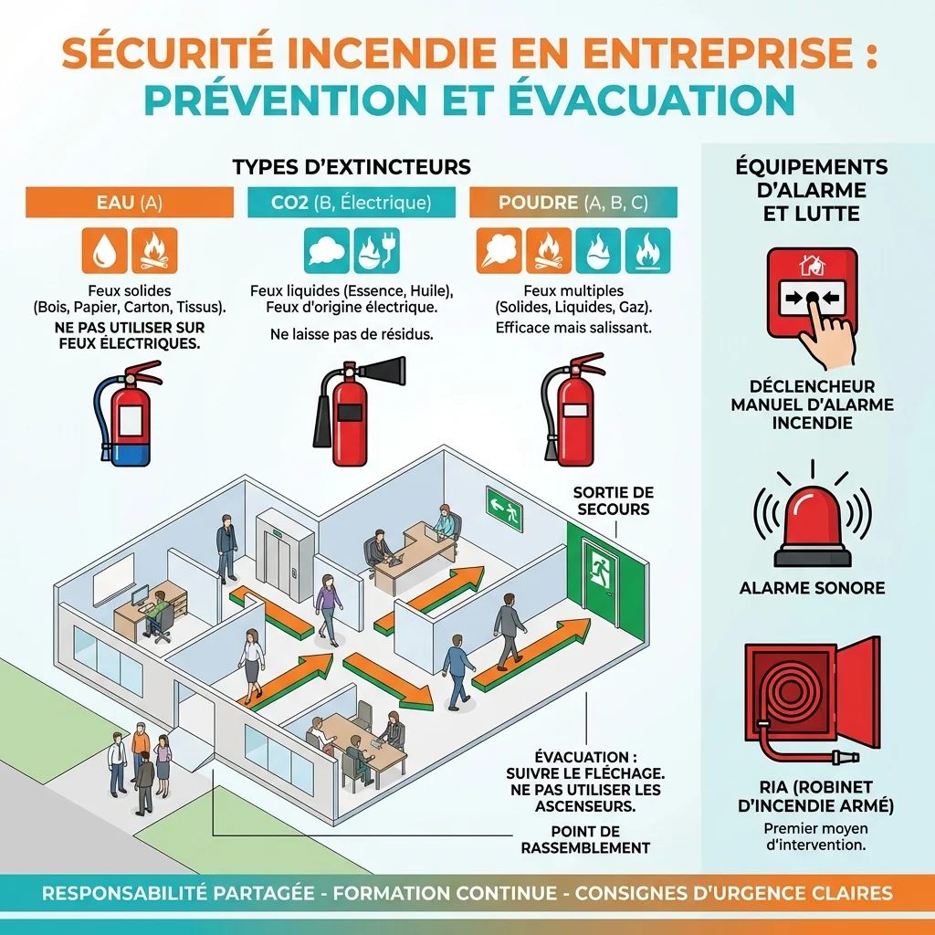 Formation incendie en entreprise