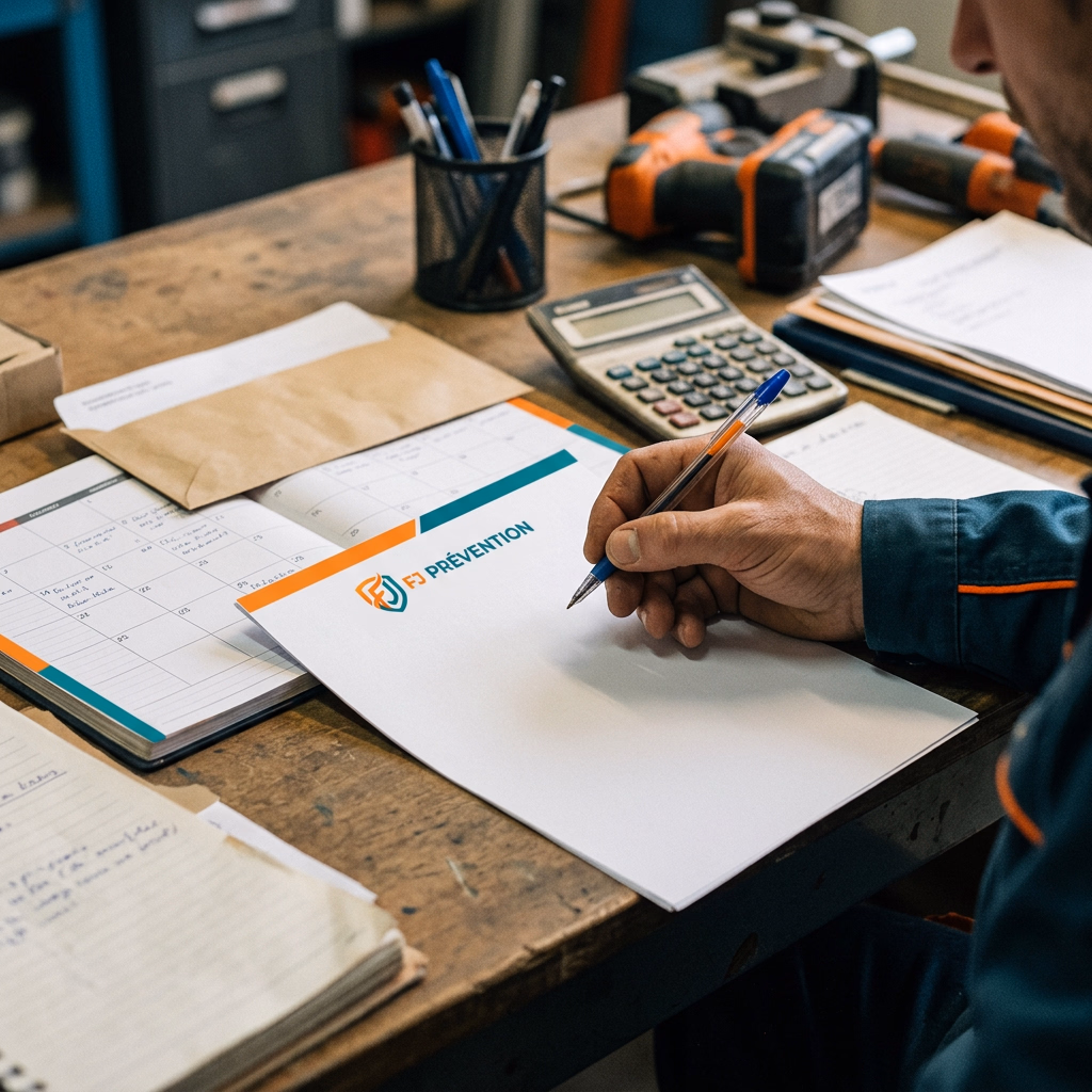 Préparation d'un courrier d'information à l'employeur pour la mutualisation des heures de délégation CSE