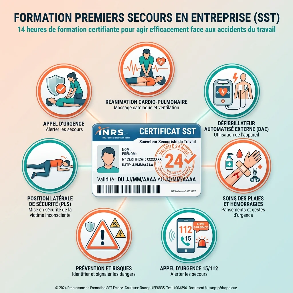 Certificat SST et compétences acquises