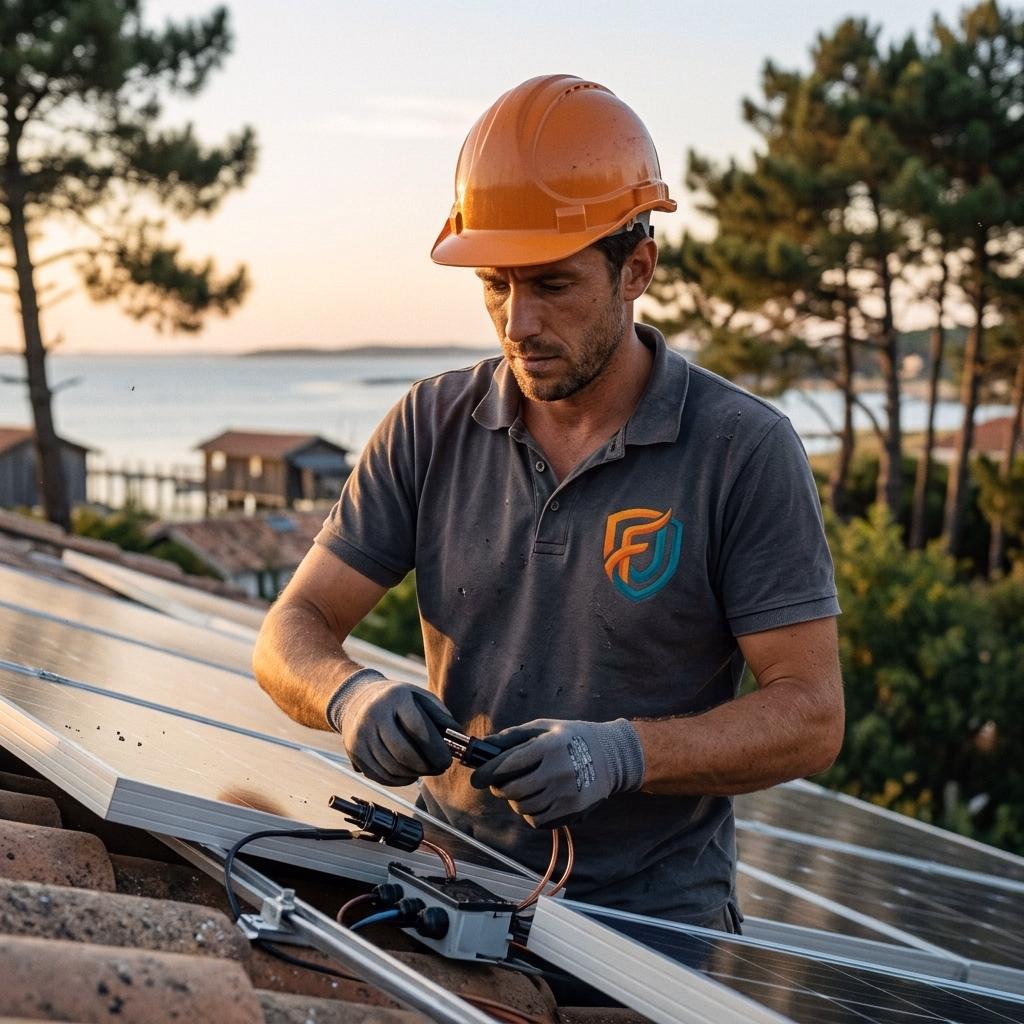 Habilitation Électrique BR PV - Interventions Photovoltaïques à La Teste-de-Buch — FJ Prévention Gironde