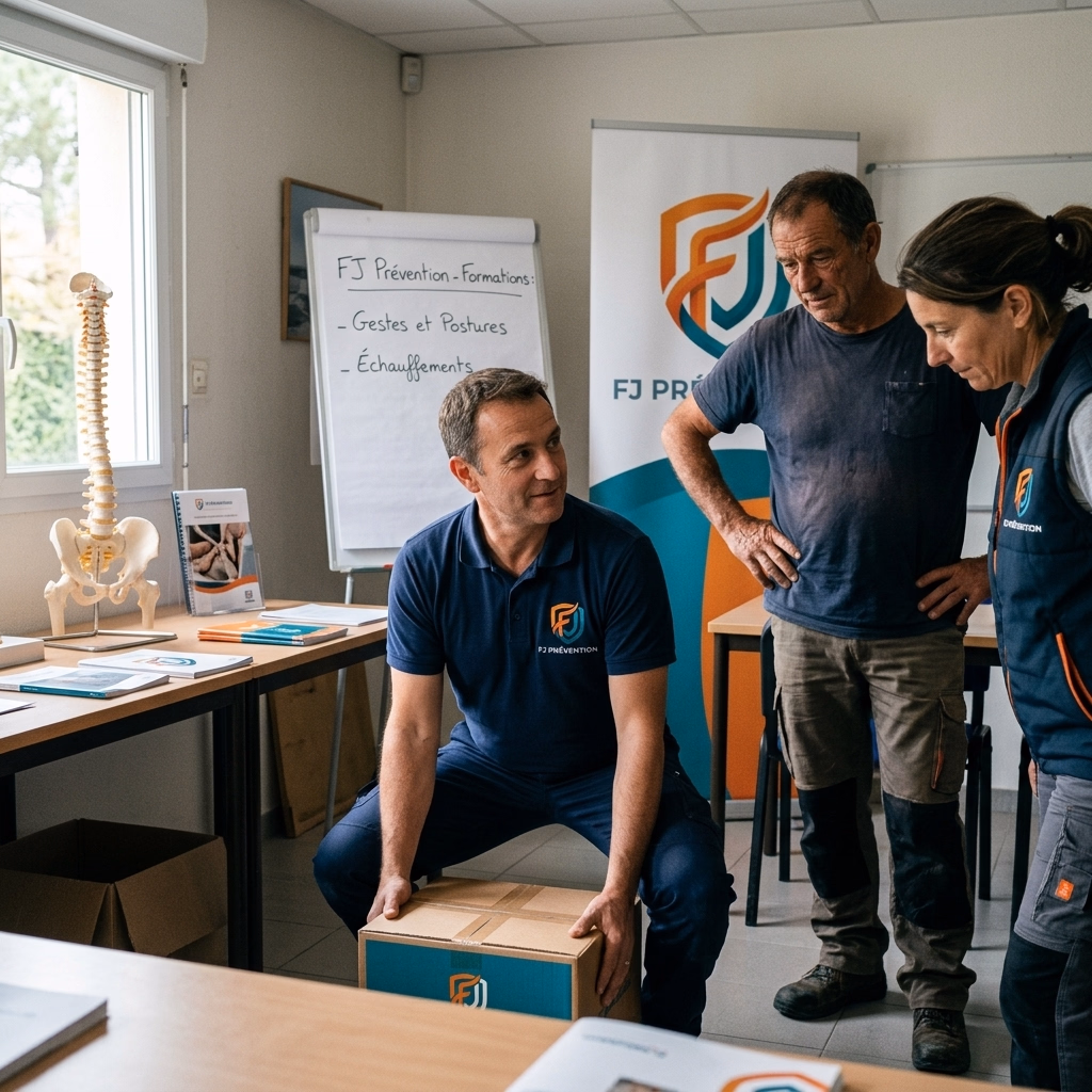 Formateur en Gestes et Postures à La Teste-de-Buch — FJ Prévention Gironde