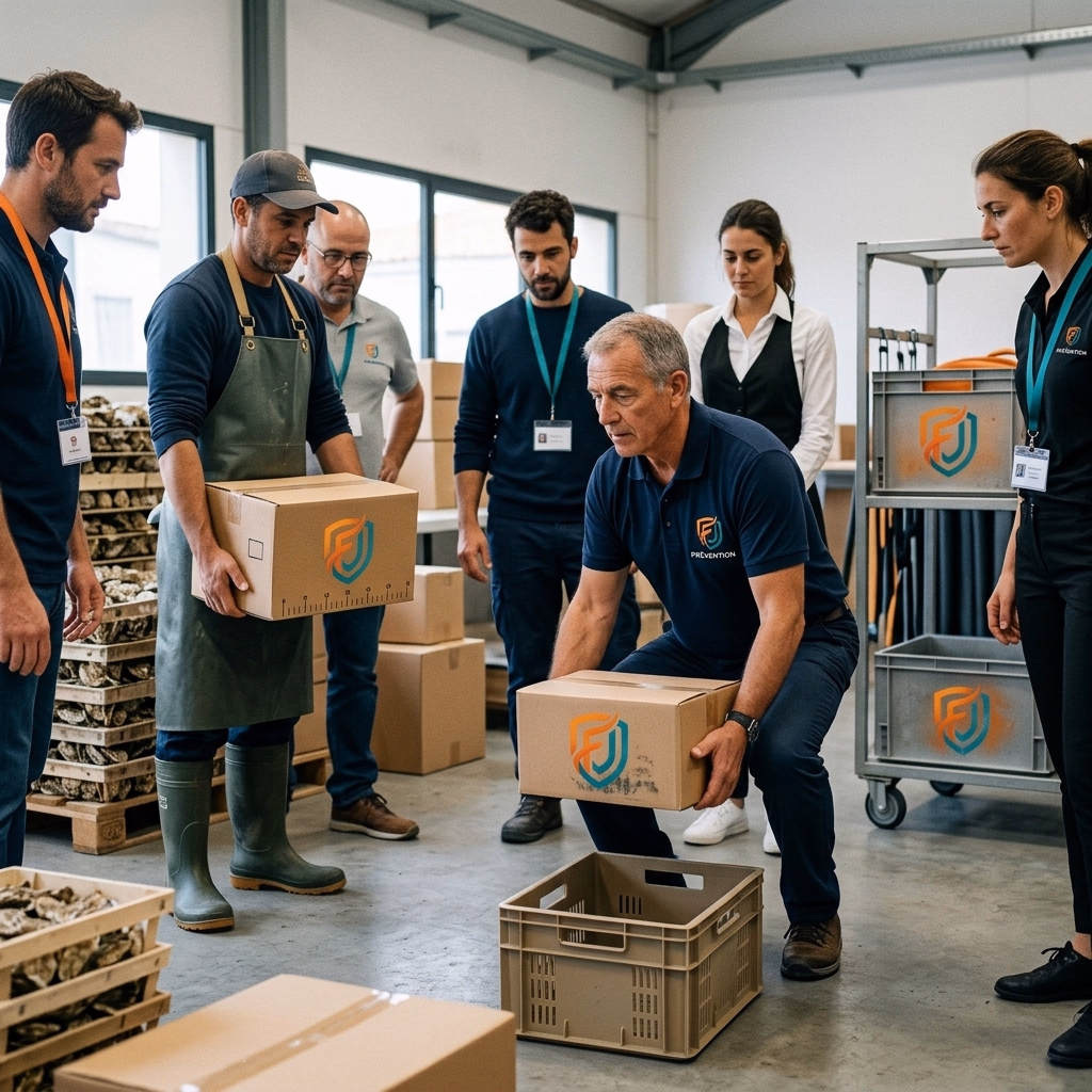 Gestes et Postures - Prévention des TMS à La Teste-de-Buch — FJ Prévention Gironde