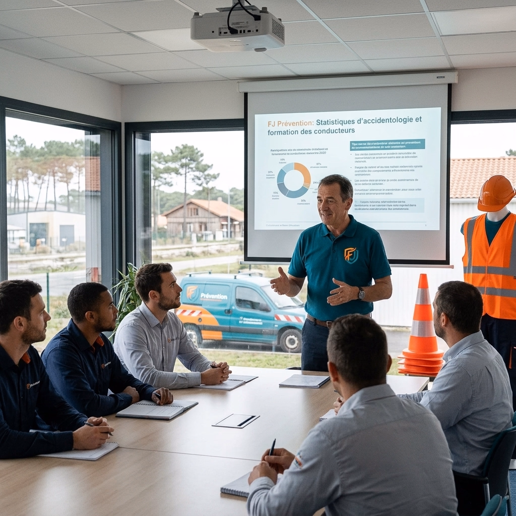 Formation Sécurité Routière en Entreprise à La Teste-de-Buch — FJ Prévention Gironde