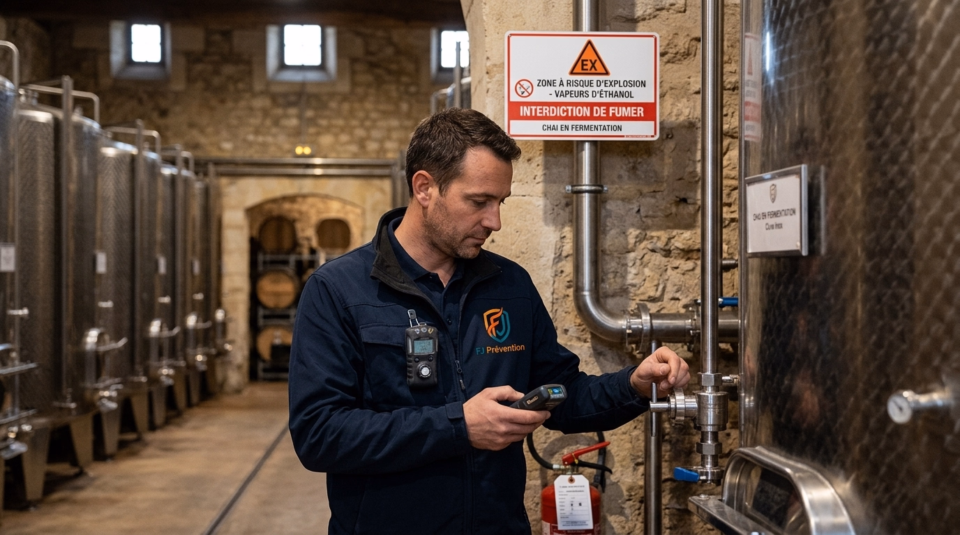 Formation Recyclage ATEX - Niveaux 0, 1 et 2 à Libourne — FJ Prévention Gironde