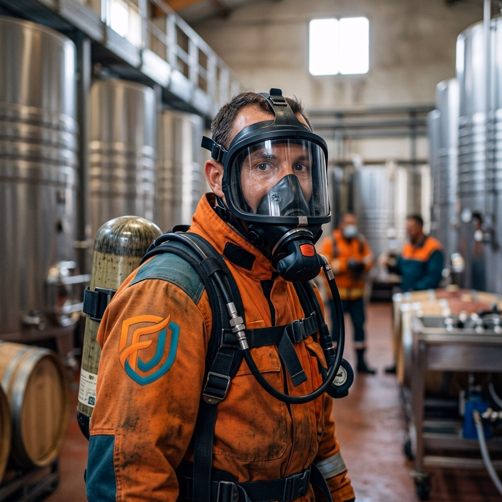 Port de l'Appareil Respiratoire Isolant (ARI) à Libourne — FJ Prévention Gironde