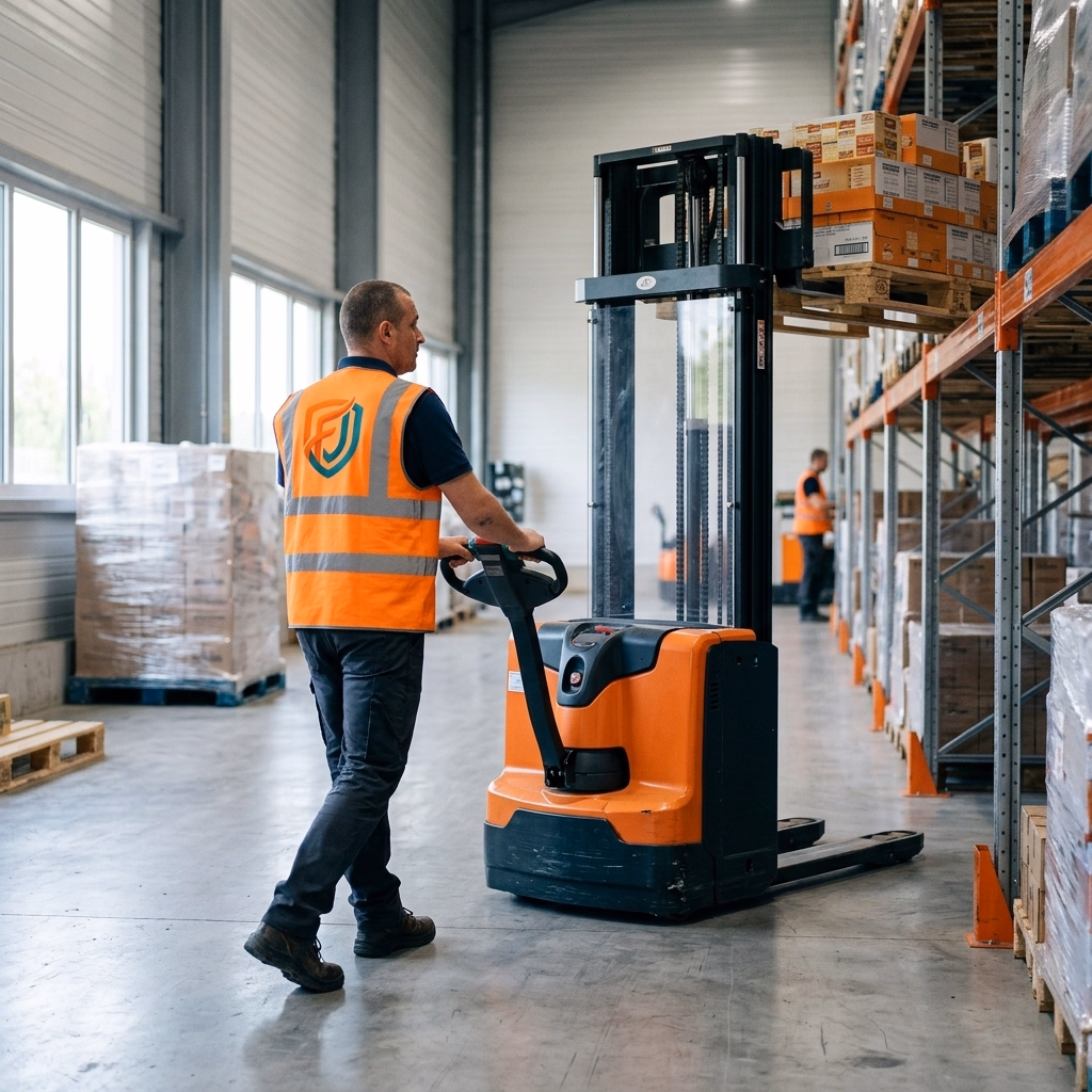 Autorisation de Conduite type CACES R485 Catégories 1 et 2 - Gerbeur à Conducteur Accompagnant à Limoges — FJ Prévention Haute-Vienne