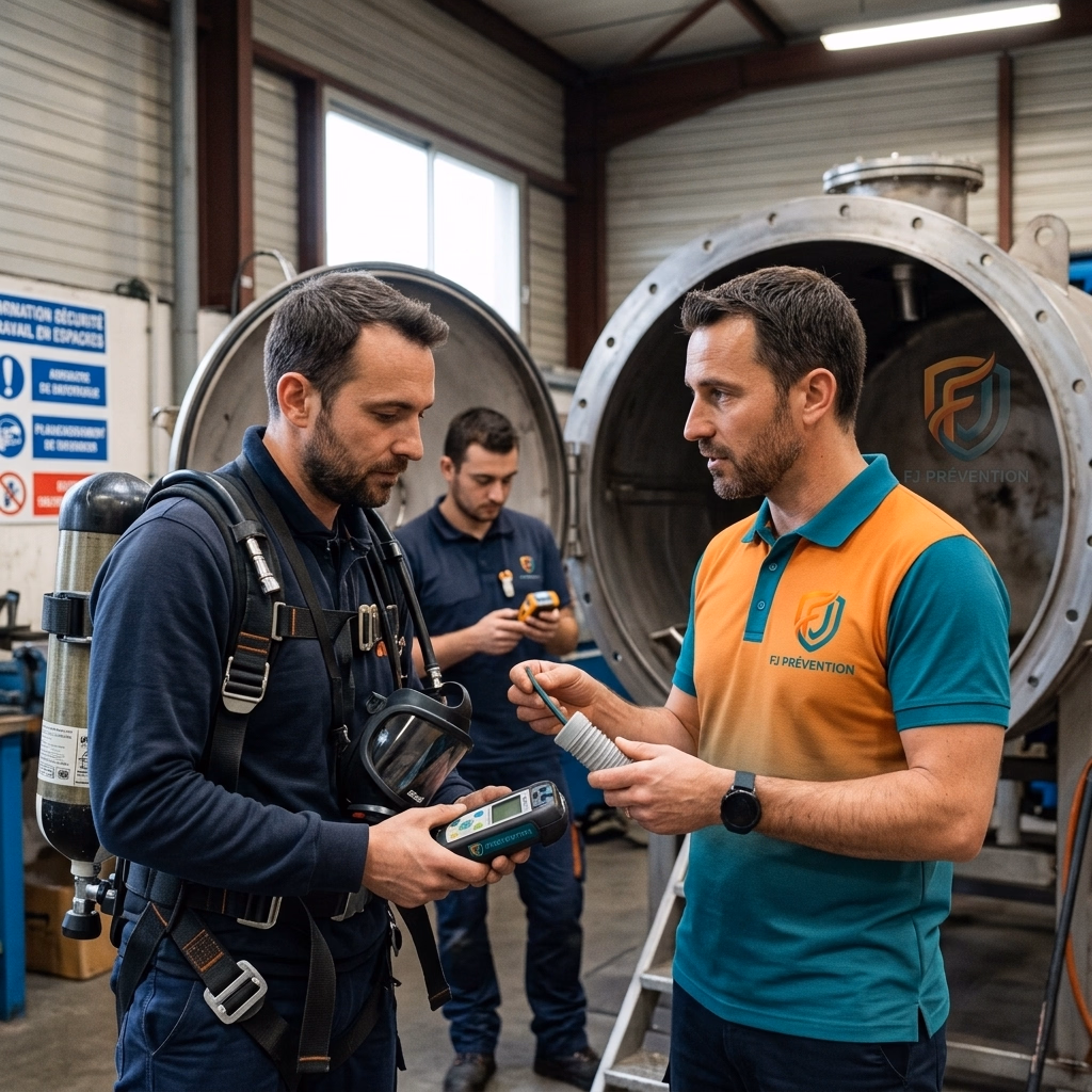 Travail en Espace Confiné à Limoges — FJ Prévention Haute-Vienne