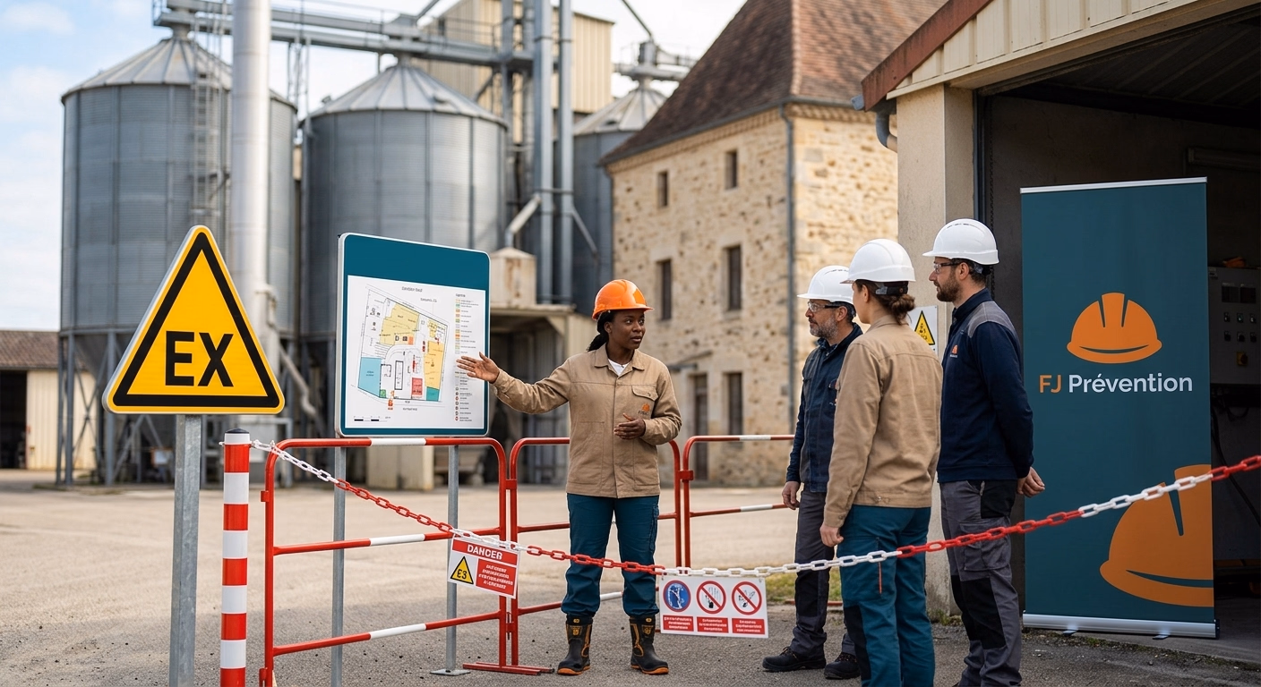 Sensibilisation aux Risques ATEX à Périgueux — FJ Prévention Dordogne