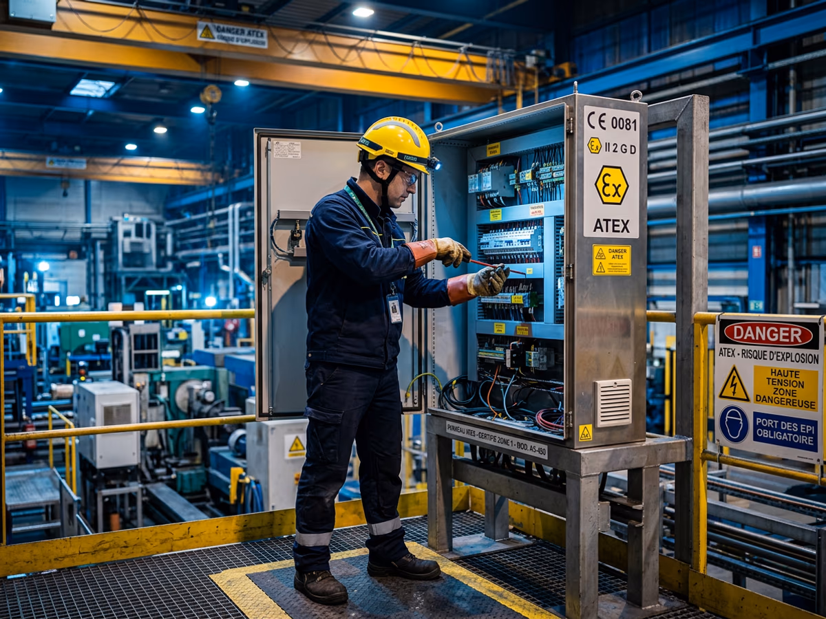 Formation ATEX Niveau 1 Électrique (1E) - Habilitation Matériel Électrique ATEX