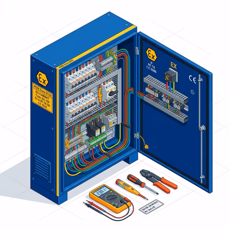 Illustration - Formation ATEX Niveau 1 Électrique (1E) - Habilitation Matériel Électrique ATEX