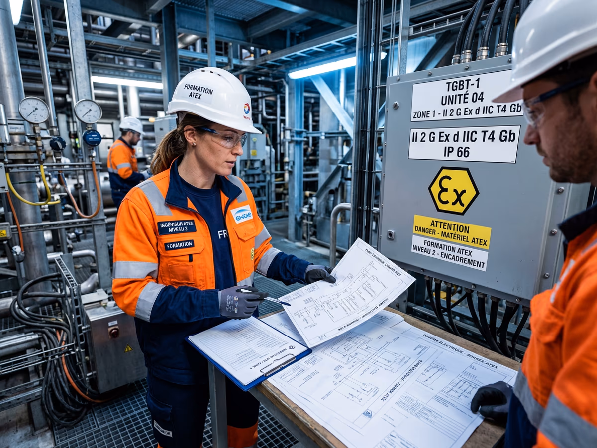 Formation ATEX Niveau 2 - Habilitation Encadrement Zone ATEX