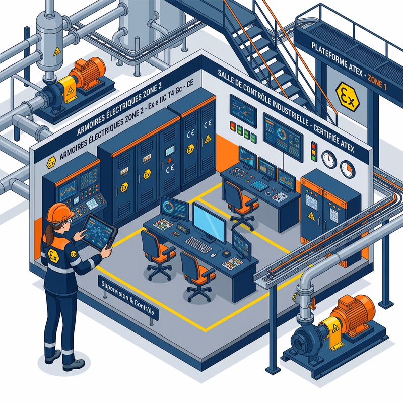 Illustration - Formation ATEX Niveau 2 - Habilitation Encadrement Zone ATEX