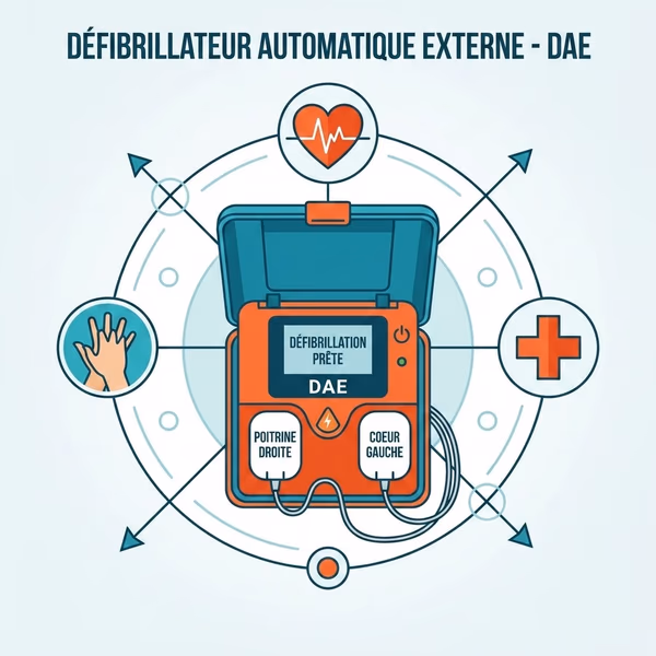 Illustration - Formation DAE - Défibrillateur Automatique Externe