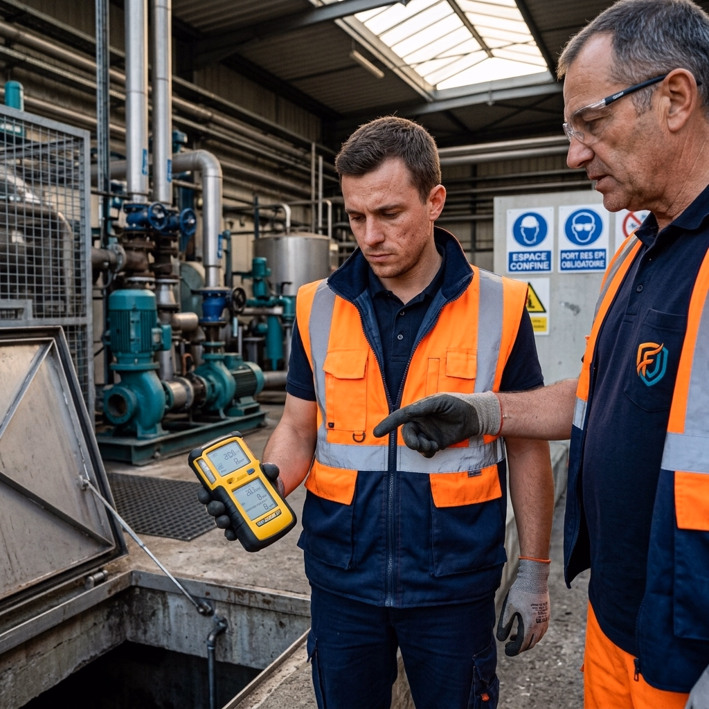 Utilisation d'un détecteur de gaz portable - FJ Prévention Bordeaux