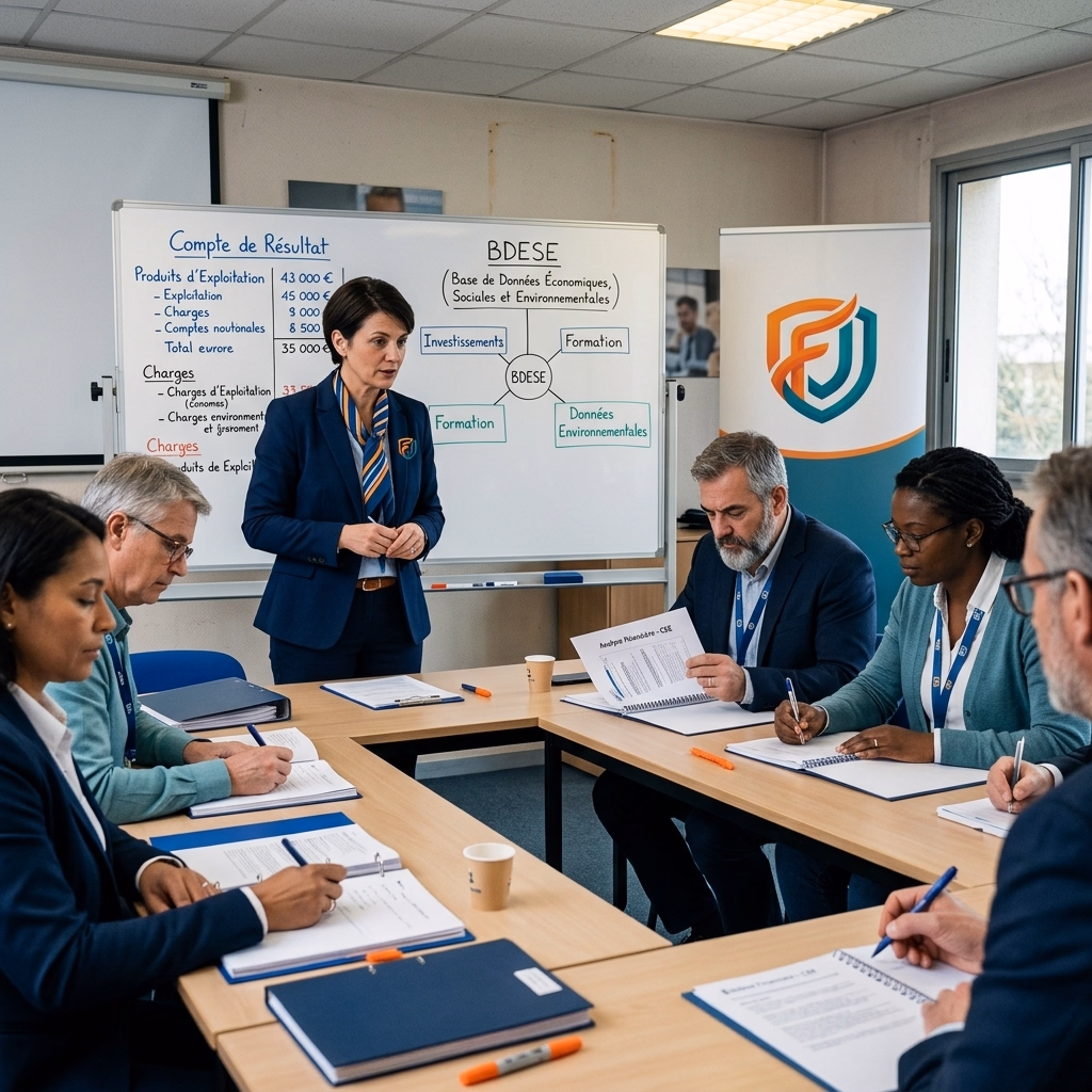 Formation Économique du CSE — Budgets, BDESE et Analyse Financière - FJ Prévention Bordeaux