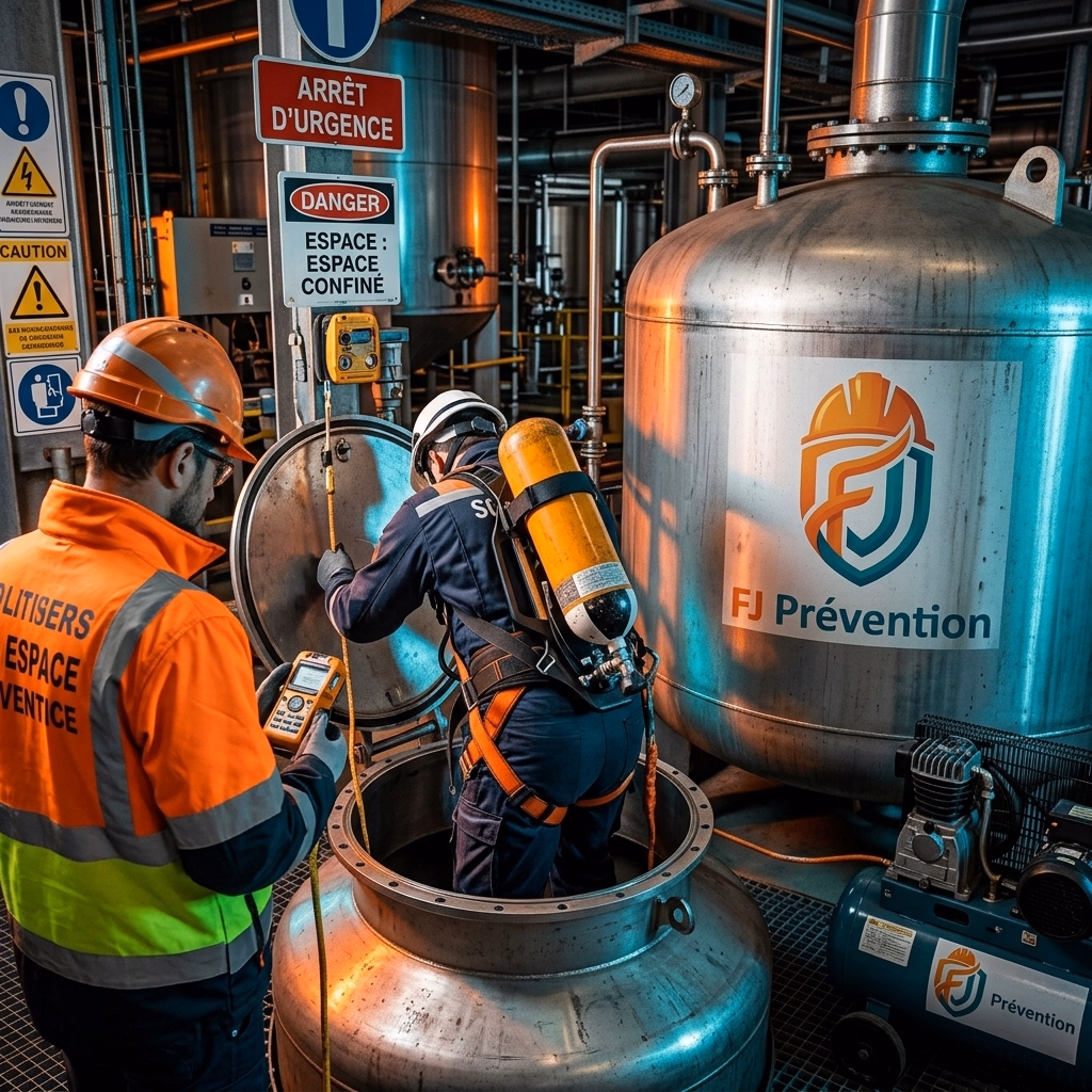 Travail en Espace Confiné - FJ Prévention Bordeaux