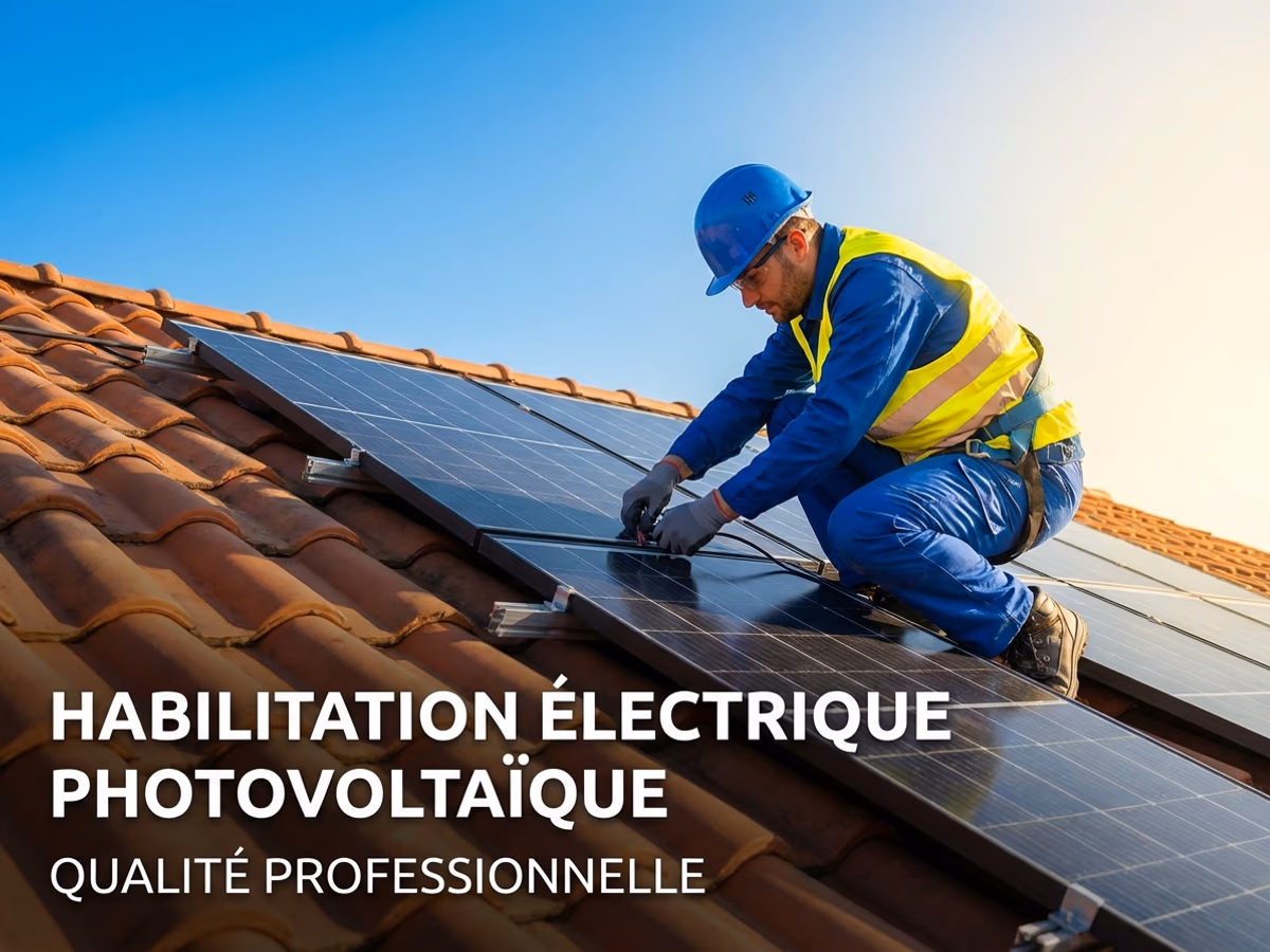 Habilitation Électrique BP - Pose de Panneaux Photovoltaïques