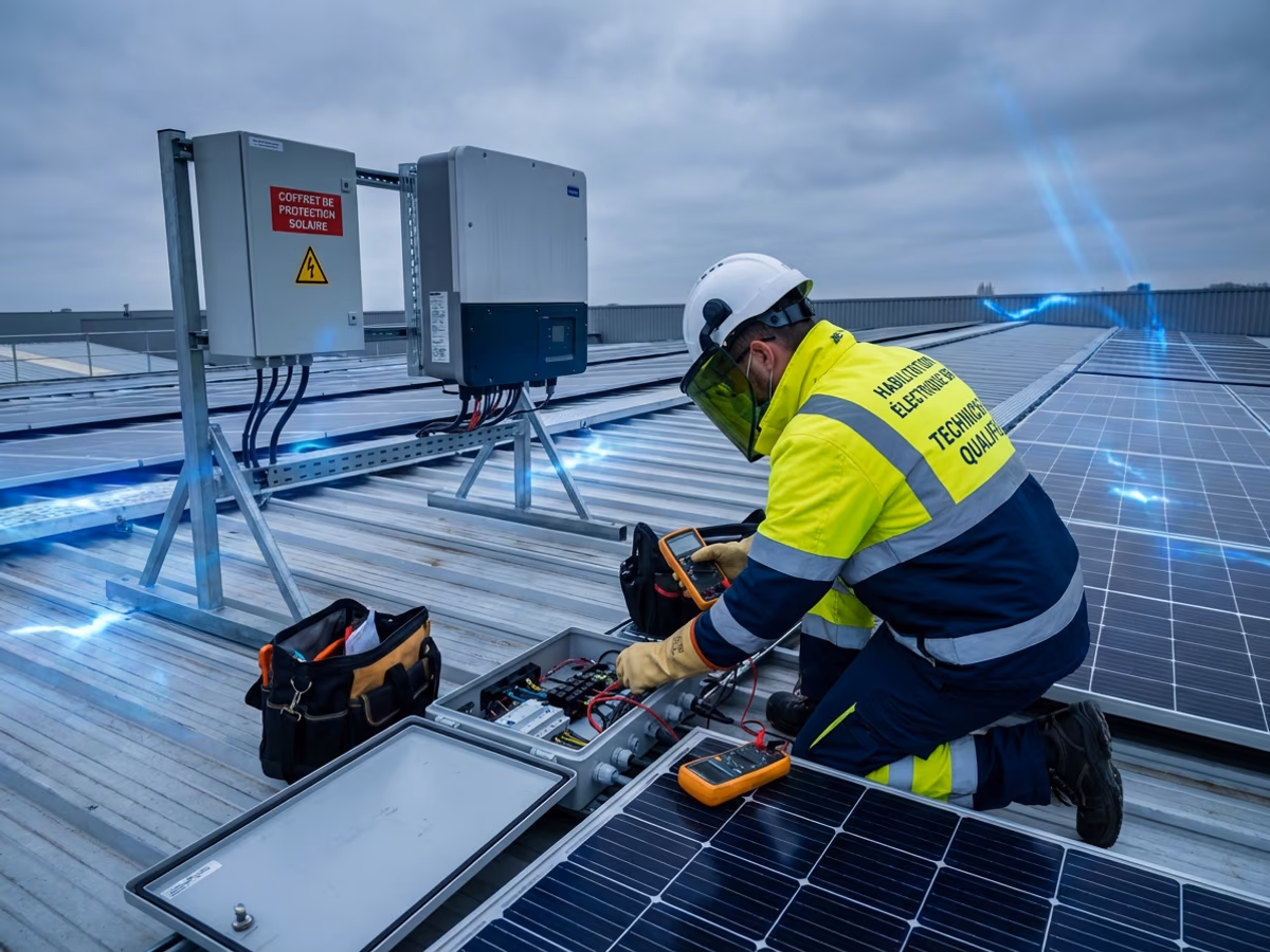 Habilitation Électrique BR PV - Interventions Photovoltaïques