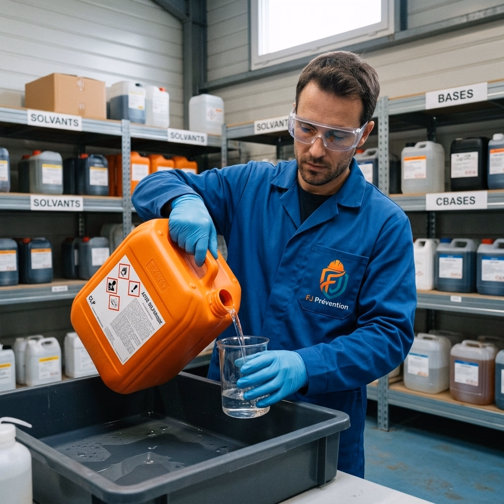 Formation Manipulation des Produits Chimiques - FJ Prévention Bordeaux