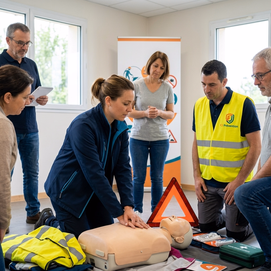 Formation Premiers Secours sur la Route - FJ Prévention Bordeaux