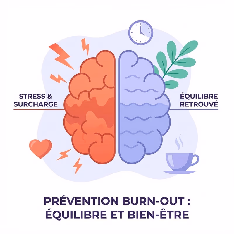 Illustration - Formation Prévention du Burn-Out et de l'Épuisement Professionnel