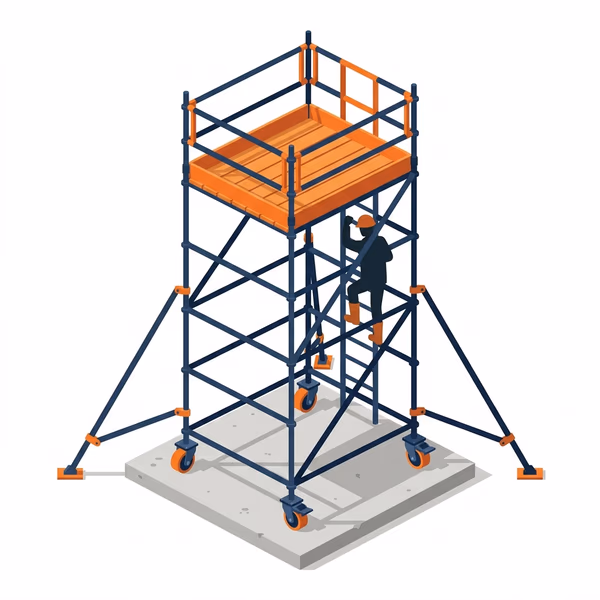 Illustration - CACES R457 — Montage et Utilisation d'Échafaudage Roulant