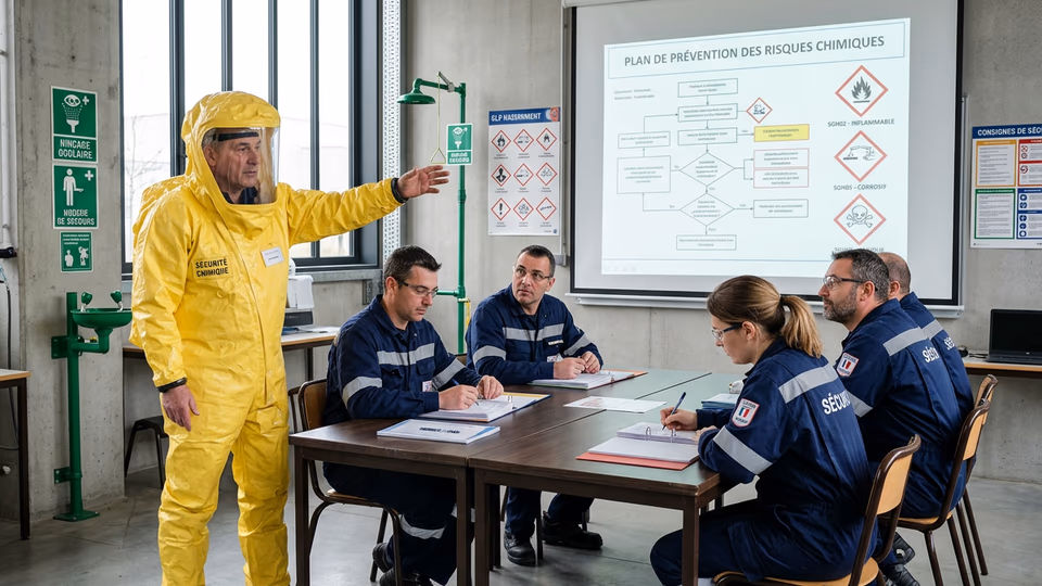 Risque Chimique Niveau 2 - Habilitation RC2 - FJ Prévention Bordeaux