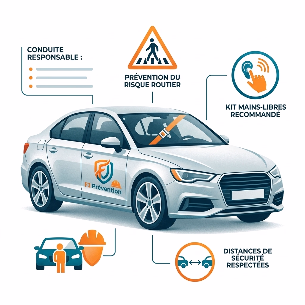 Illustration - Formation Sécurité Routière en Entreprise