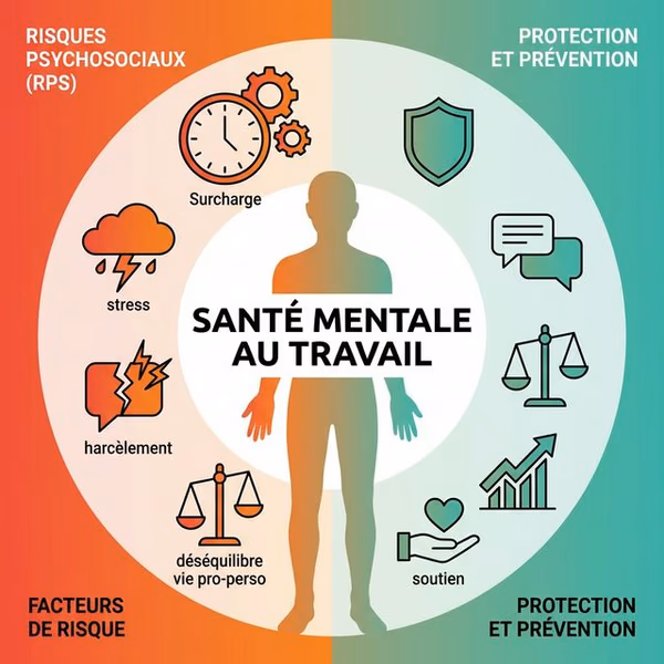 Illustration - Formation Sensibilisation aux Risques Psychosociaux (RPS)
