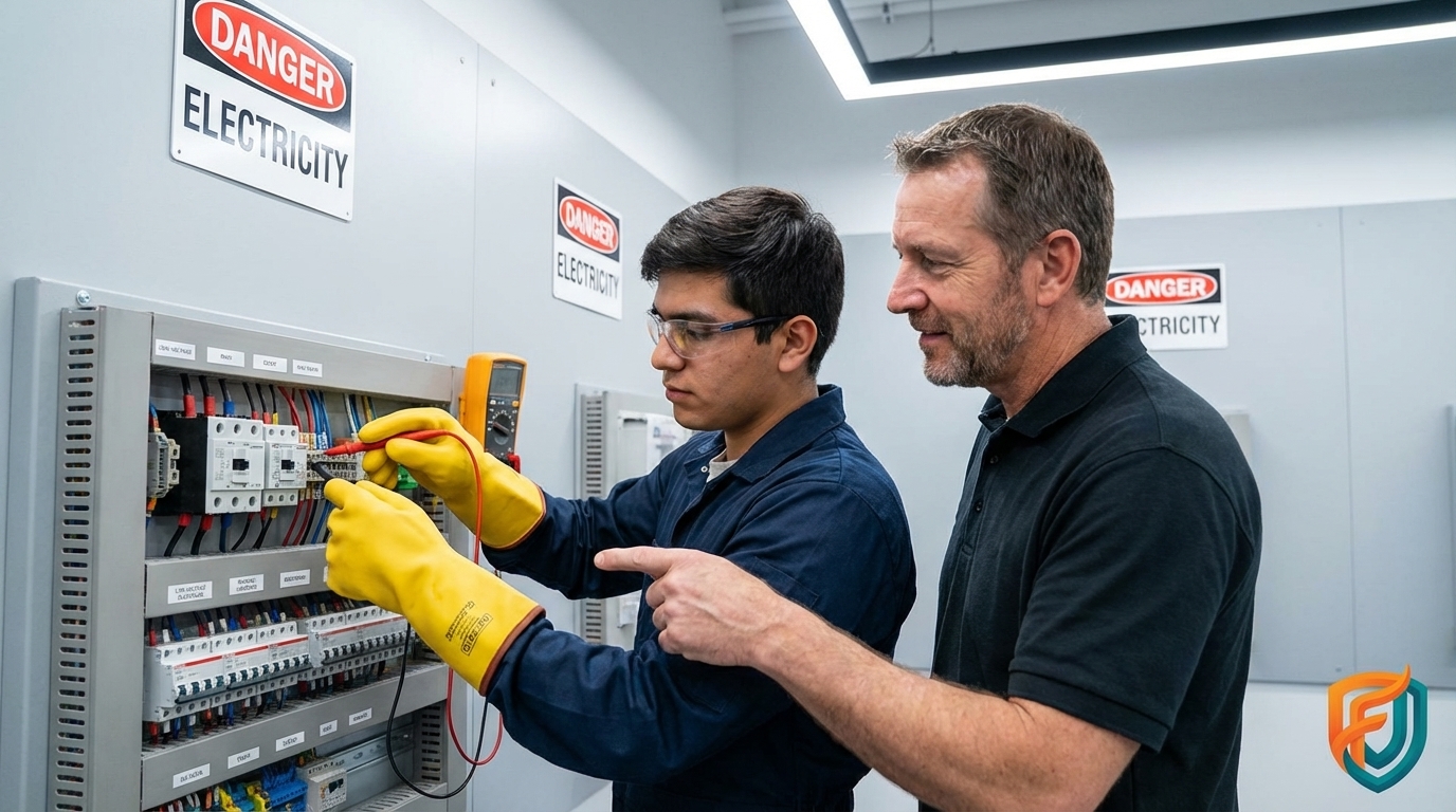 Session de formation Habilitation Électrique BS-BE Manœuvre à Libourne